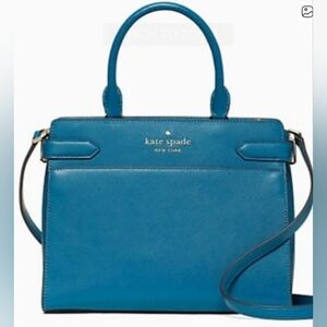 KATE SPADE STACI MEDIUM SATCHEL DARK PEACOCK